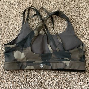 Athleta camo sports bra